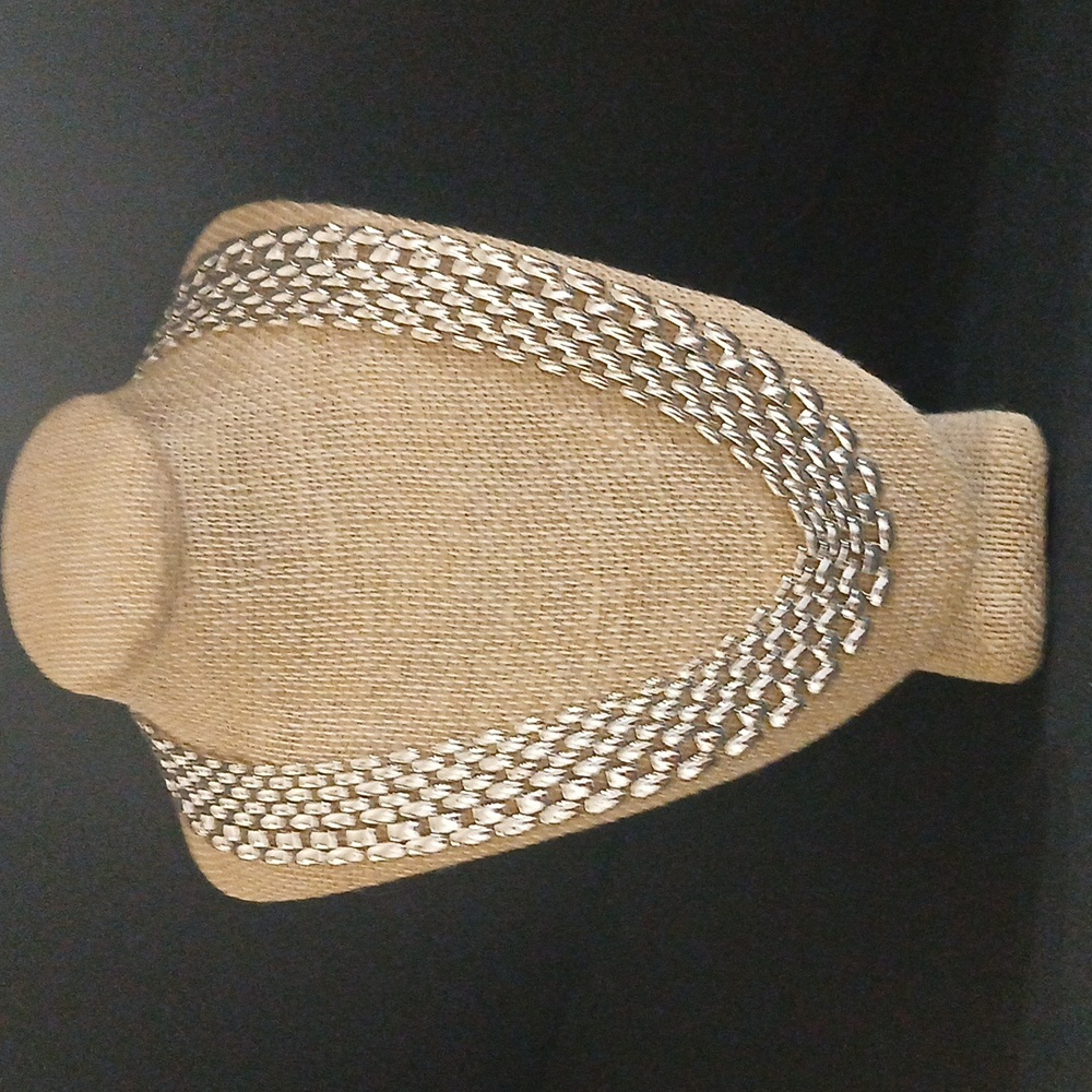 Silver Multi-Link Layered Necklace - image 1